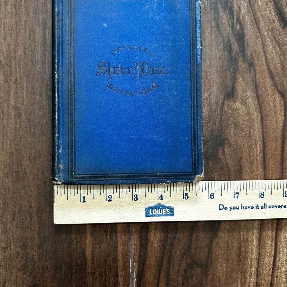 1884 Shaker Music Original Inspirational Hymns and Songs Mt Lebanon NY Book